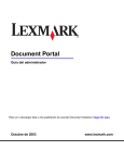 Guía del administrador de Document Portal