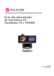 Guía del administrador de ViewStation EX, ViewStation