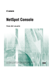 Caracter&iacute;sticas de NetSpot Console