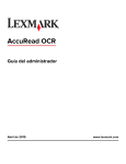 AccuRead OCR Guía del administrador