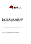 Red Hat Enterprise Linux 7 Notas de lanzamiento 7.0