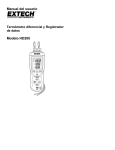 Manual del usuario Modelo HD200