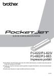 PJ-622/PJ-623/ PJ-662/PJ-663 Impresora portátil