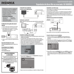 Guía de instalación rápida Reproductor de discos Blu-ray