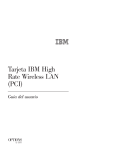 Tarjeta IBM High Rate Wireless LAN (PCI): Guía del usuario