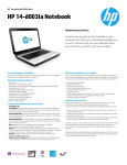 HP 14-d003la Notebook - Intercambio de archivos HP