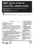 LP GAS GRILL OWNER`S GUIDE
