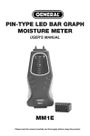 pin-type led bar graph moisture meter mm1e