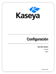 Configuración - Kaseya R9.1 Documentation