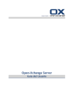 Gu&iacute;a del Usuario - Open-Xchange Software Directory