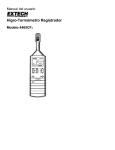 Higro-Termómetro Registrador Modelo 4465CFA