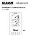 GUÍA DEL USUARIO Monitor de CO2 y registrador de datos