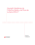 Keysight Medidores de Potencia Media y de Picos de la Serie EPM-P