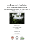 An Exercise in Inclusive Environmental Education