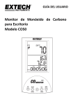 Monitor de Monóxido de Carbono para Escritorio Modelo CO50