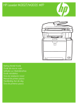 HP LaserJet M3027/M3035 MFP Getting Started Guide