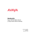 Introducción Avaya S8700 Media Server y Avaya