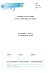 Administración y Servicios Sistema de Gestión de Calidad