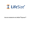 Guía de instalación de LifeSize ExpressTM