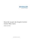 Guía del usuario de Avigilon Control Center Web Client