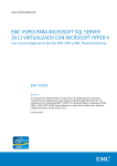 EMC VSPEX para Microsoft SQL Server 2012 virtualizado con