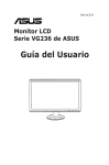 Monitor LCD Serie VG236 de ASUS Guía del Usuario