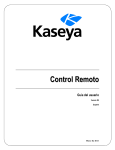 Control Remoto - Kaseya R9.1 Documentation