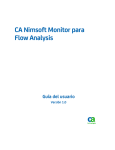 Guía del usuario de CA Nimsoft Monitor para Flow Analysis