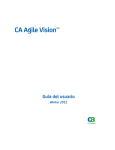 Guía del usuario de CA Agile Vision - Support CA
