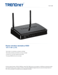 Router wireless doméstico N300 TEW-731BR (v2.0R)