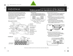 Guía de instalación rápida I NS-BBTCD01 Estéreo portátil