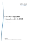PicoScope serie 3000D Guía del usuario