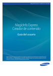 MagicInfo Express Creador de contenido