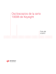Osciloscopios de la serie 1000B de Keysight Guía del usuario