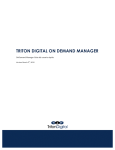 triton digital on demand manager - Log in to Triton Digital Streaming