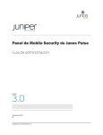 Panel de Mobile Security de Junos Pulse