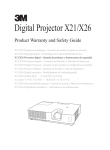 Digital Projector X21/X26
