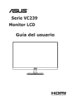 Serie VC239 Monitor LCD Guía del usuario