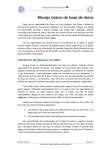 Manejo b&aacute;sico de base de datos