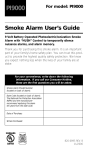 Dual Sensor Smoke Alarm User`s Guide