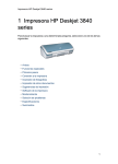 1 Impresora HP Deskjet 3840 series