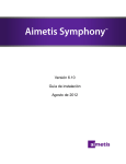 Instalaci&oacute;n Cliente Aimetis Symphony