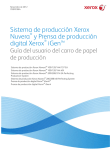 Gu&iacute;a del usuario del carro de papel de producci&oacute;n