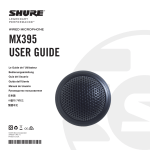 MX395 Boundary Microphone User Guide (Spanish)