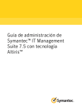 Guía de administración de Symantec™ IT Management Suite 7.5