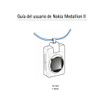 Guía del usuario de Nokia Medallion II