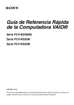 Guía de Referencia Rápida de la Computadora VAIO® Serie PCV