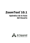 ZoomText 10.1 User Guide Addendum