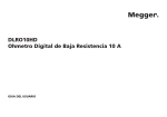 DLRO10HD Ohmetro Digital de Baja Resistencia 10 A