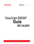 DocuColor 5000AP Guía del usuario
